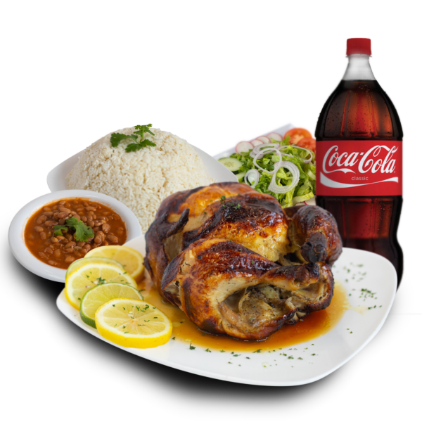 1. ROTISSERIE CHICKEN COMBO (MEAL FOR 4)